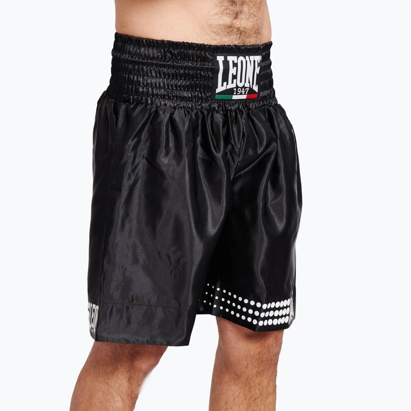 LEONE 1947 Pantaloni scurți de box negru 4