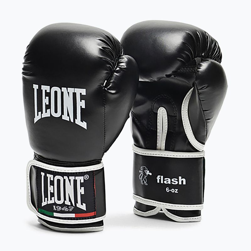 Mănuși de box pentru copii LEONE 1947 Flash negru