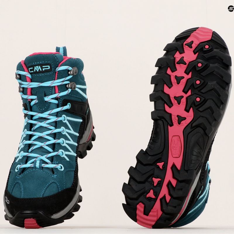 Cizme de trekking pentru femei CMP Rigel Mid Wp albastru 3Q12946/16NN 18