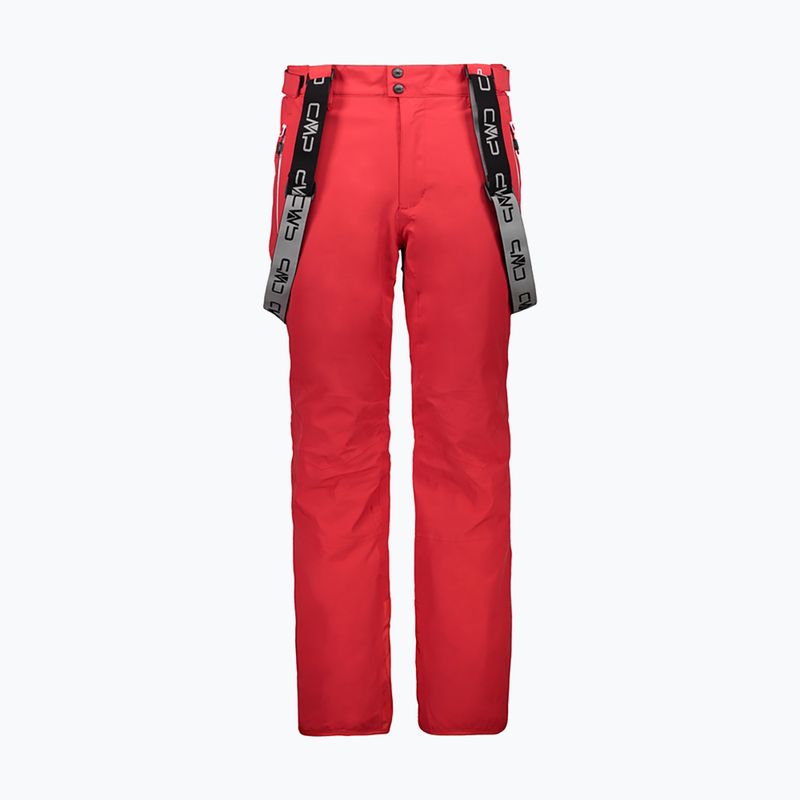 Pantaloni de schi pentru bărbați CMP roșu 3W04467/C580 7