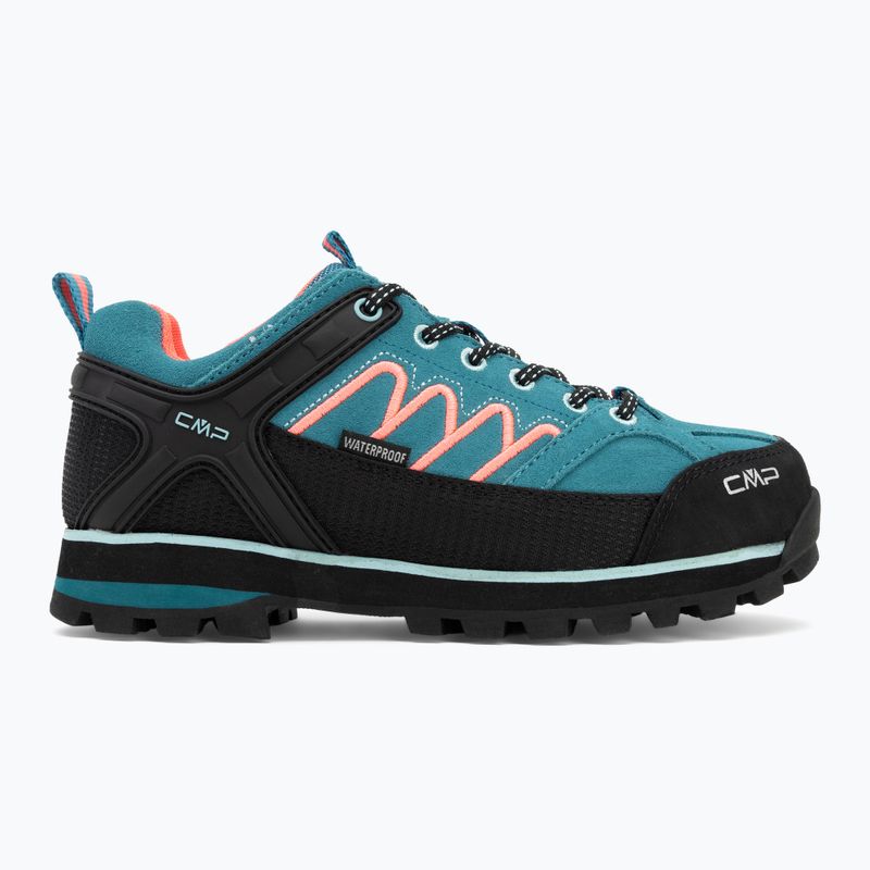 Încălțăminte de trekking pentru femei CMP Moon Low Wp teal/red fluo 2