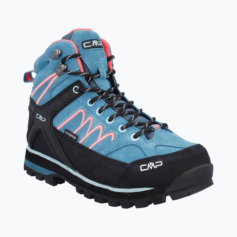 Încălțăminte de trekking pentru femei CMP Moon Mid WP teal/red fluo