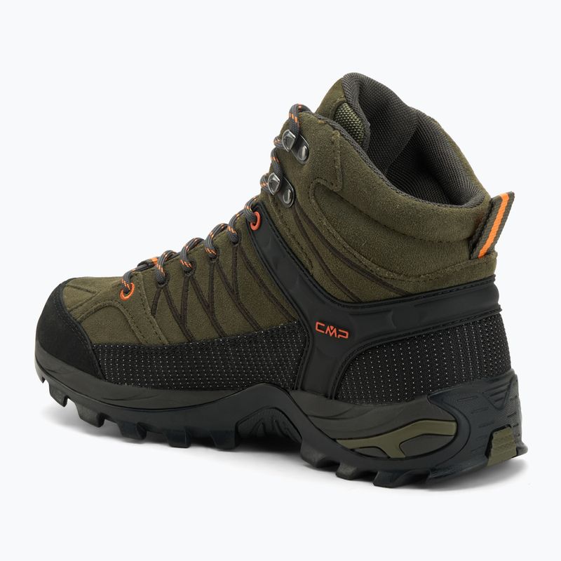 Încălțăminte de trekking pentru bărbați CMP Rigel Mid Wp olive/flame 3
