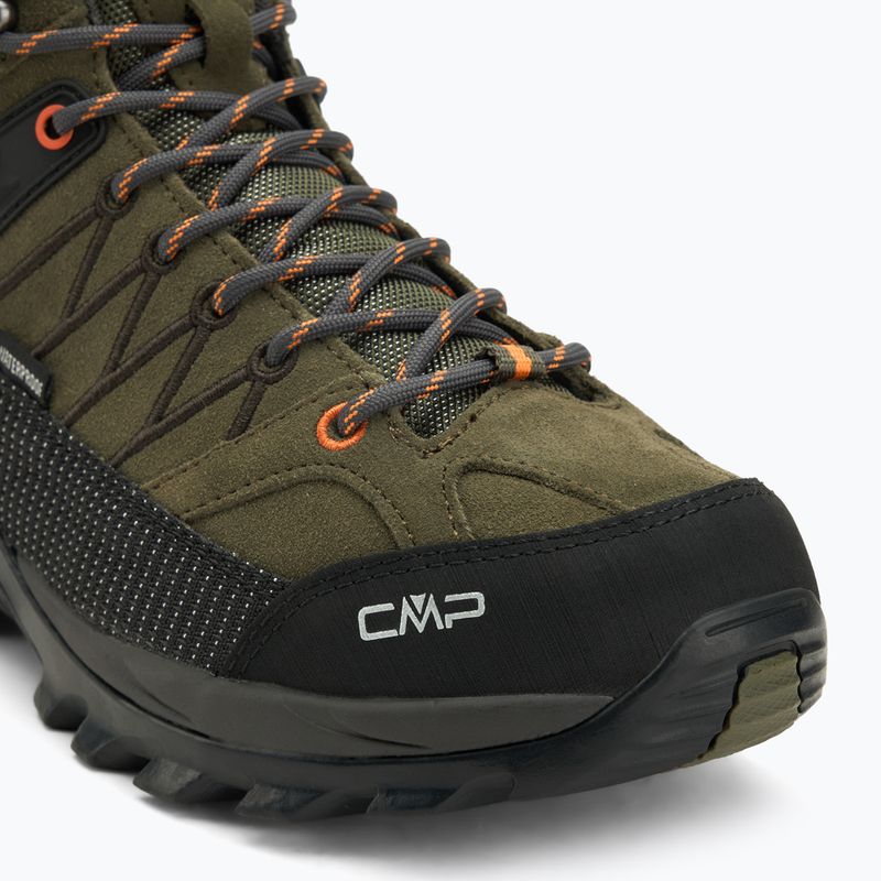 Încălțăminte de trekking pentru bărbați CMP Rigel Mid Wp olive/flame 6