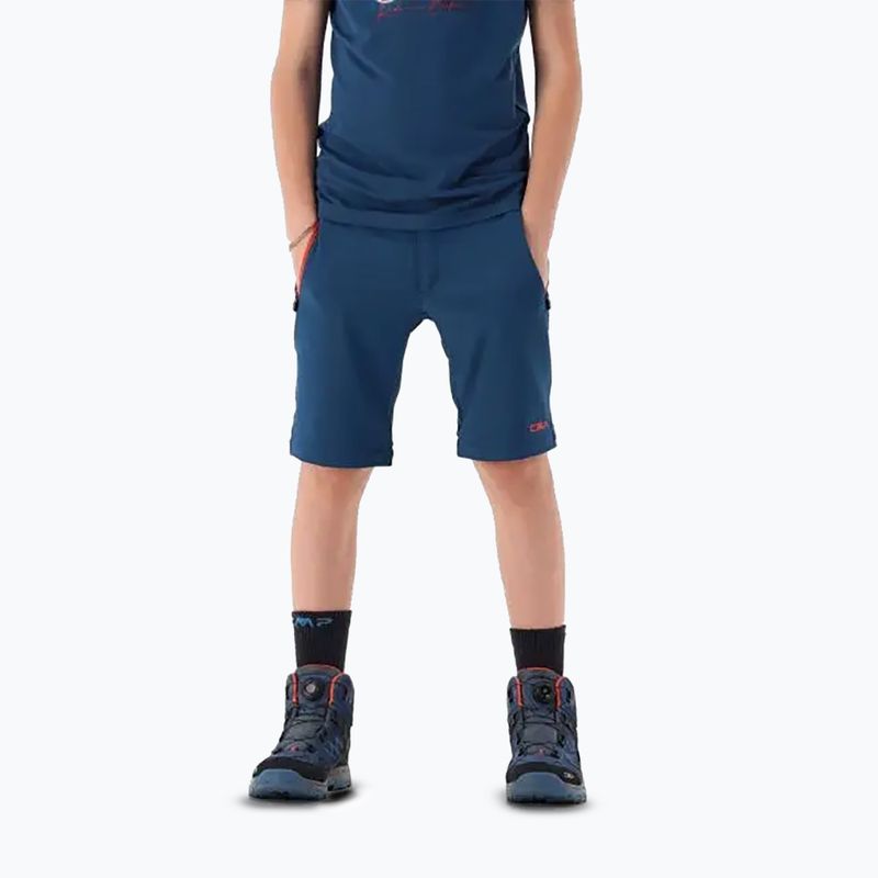 Pantaloni de trekking pentru copii CMP 3T51644 Zip Off ocean 5