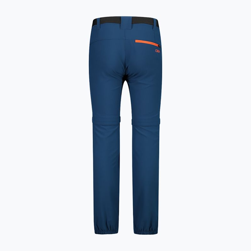 Pantaloni de trekking pentru copii CMP 3T51644 Zip Off ocean 8