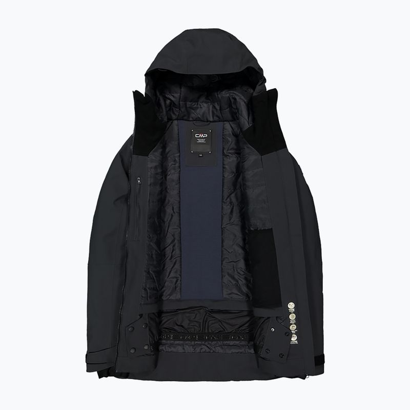 Geacă de schi pentru bărbați CMP 34W3987 Fix Hood antracite 6