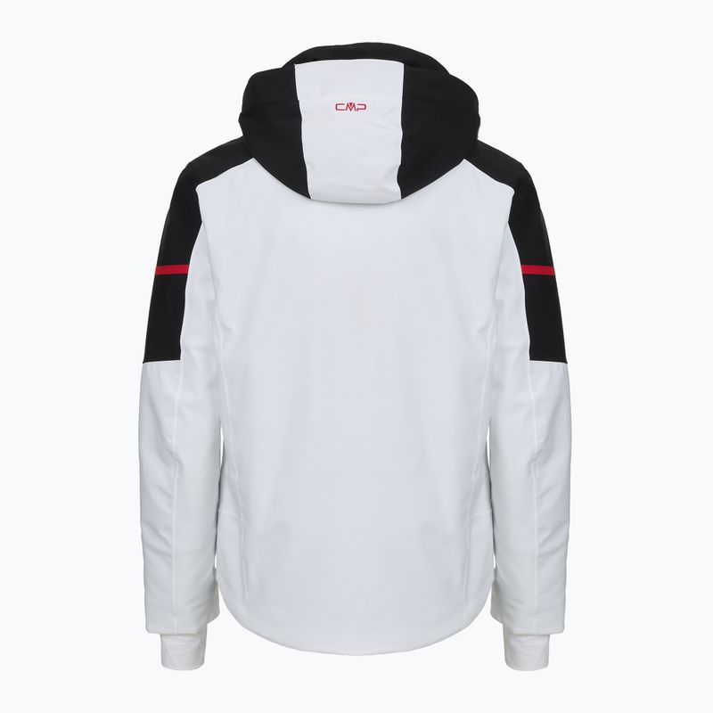 Geacă de schi pentru bărbați CMP 35W0077 Zip Hood bianco 2