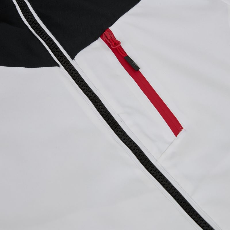 Geacă de schi pentru bărbați CMP 35W0077 Zip Hood bianco 4
