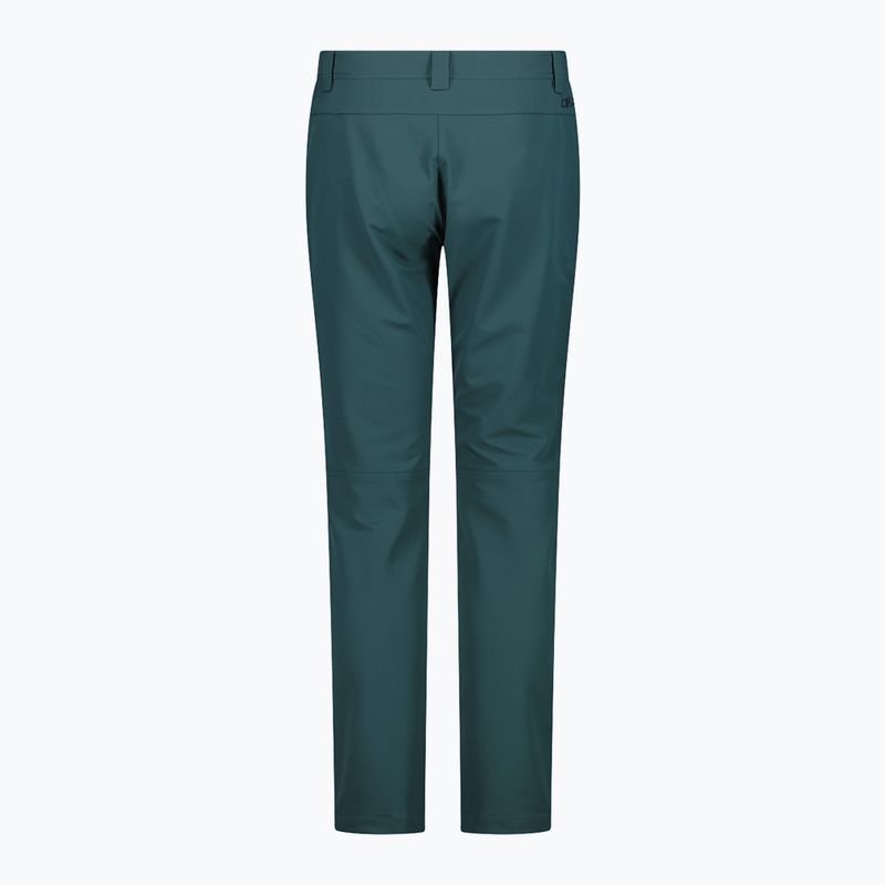Pantaloni de trekking pentru femei CMP 32T4146 Unlimitech Stretch trek green 2