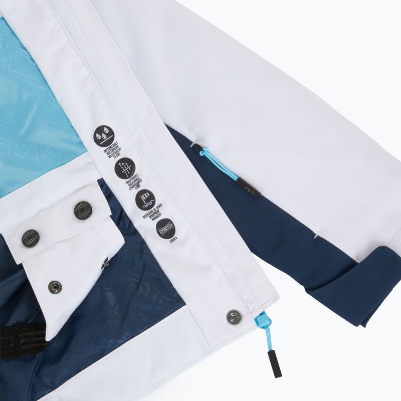 Geacă de schi pentru femei CMP 35W0196 Zip Hood bianco 6