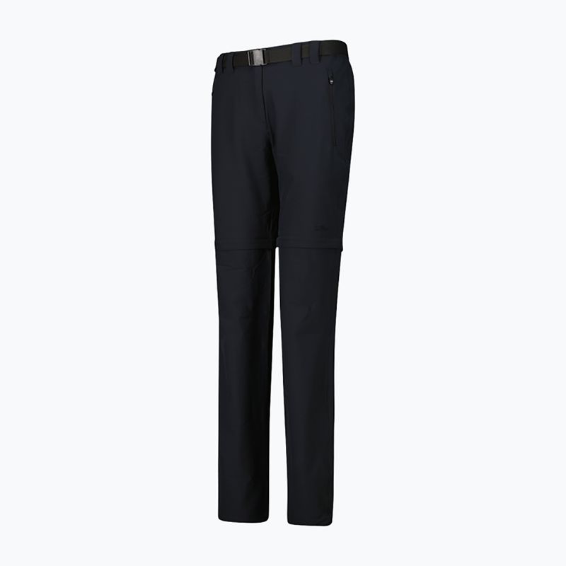 Pantaloni de trekking pentru femei CMP 3T51446 Zip Off antracite/festival 3