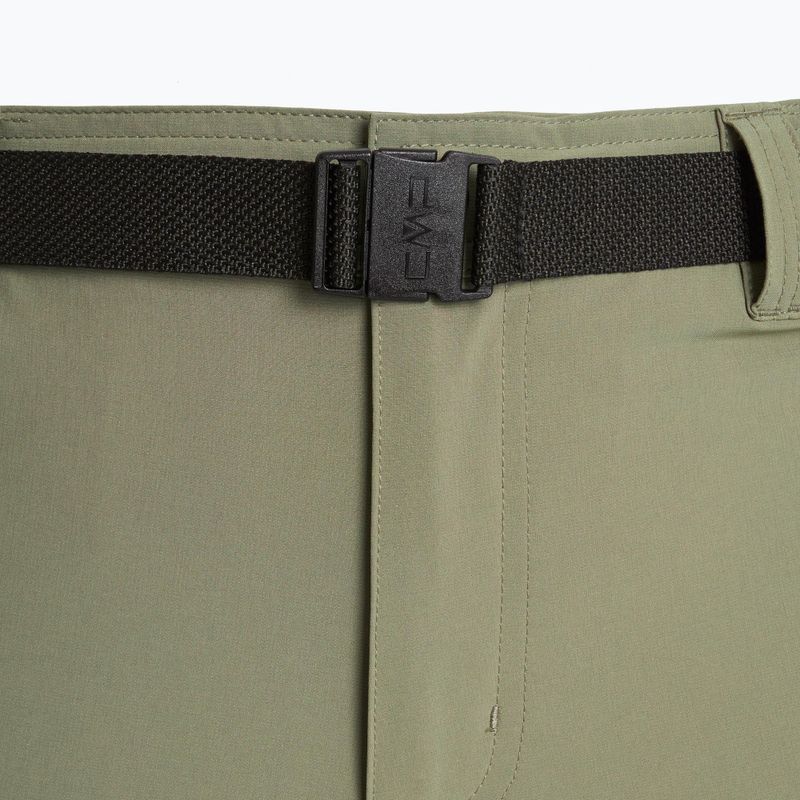 Pantaloni de trekking pentru bărbați CMP 3T51647 Zip Off sage 3