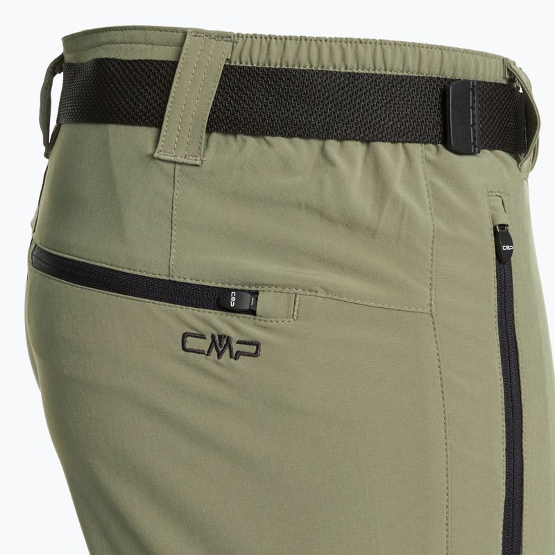 Pantaloni de trekking pentru bărbați CMP 3T51647 Zip Off sage 4