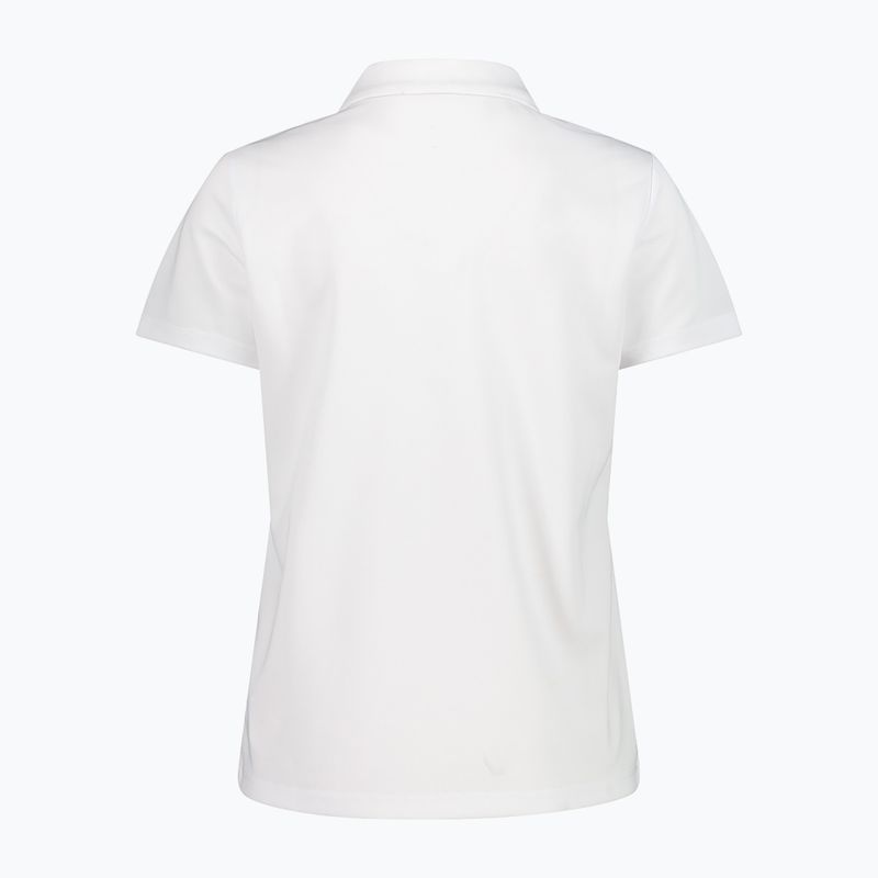 Tricou polo pentru femei CMP 3T59676 White/Ice polo 2