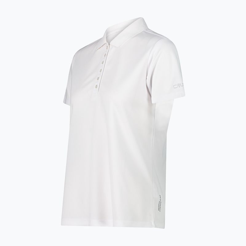 Tricou polo pentru femei CMP 3T59676 White/Ice polo 3