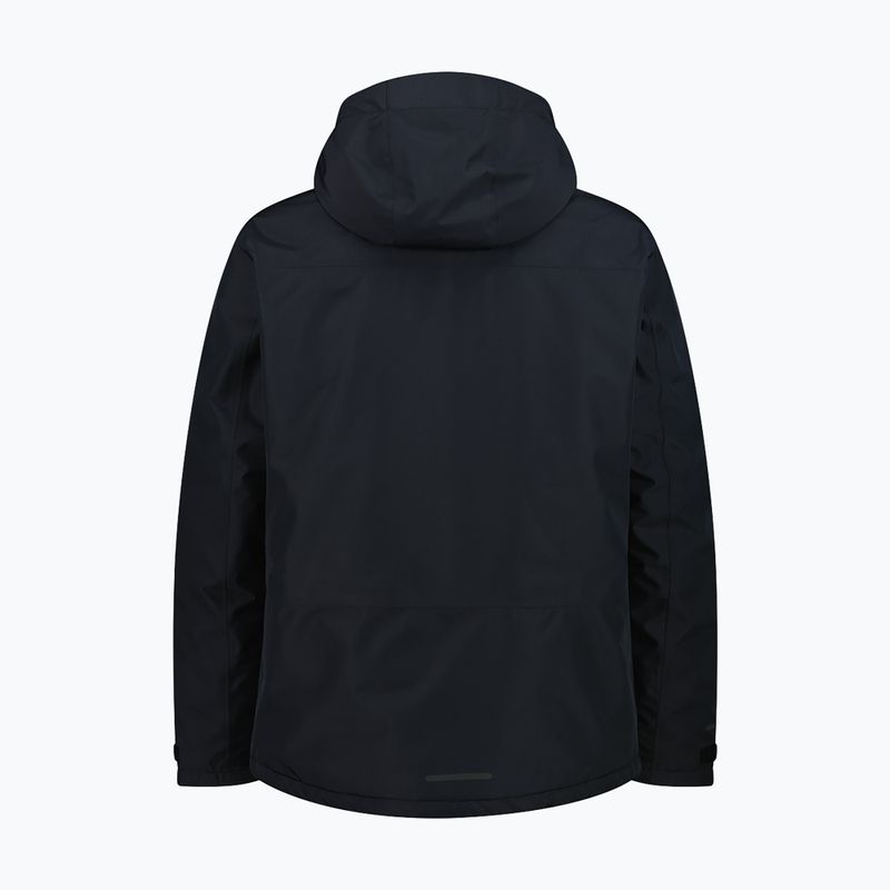 Geacă de ploaie pentru bărbați CMP 35Z1537 Zip Hood nero 2