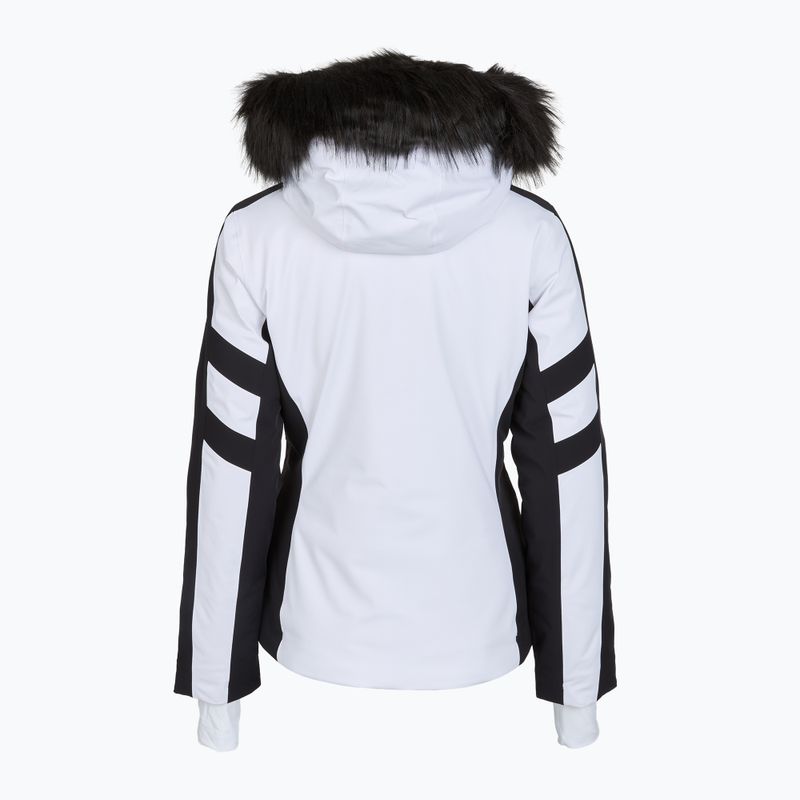 Geacă de schi pentru femei CMP 35W0246 Zip Hood Synthetic Fur bianco 2