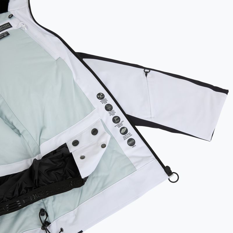 Geacă de schi pentru femei CMP 35W0246 Zip Hood Synthetic Fur bianco 6