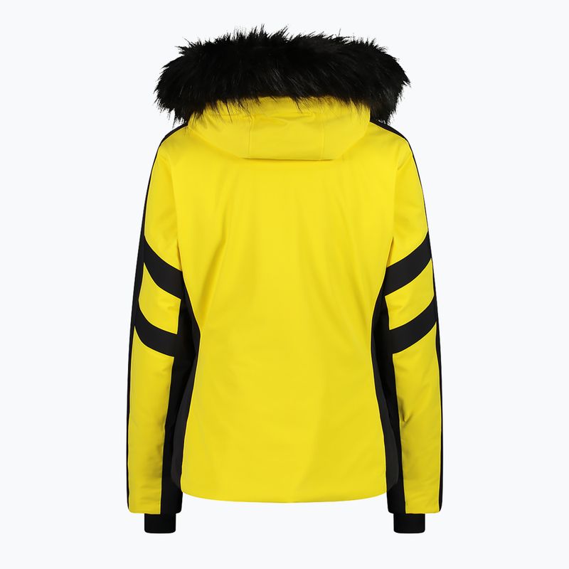 Geacă de schi pentru femei CMP 35W0246 Zip Hood Synthetic Fur winter sun 2
