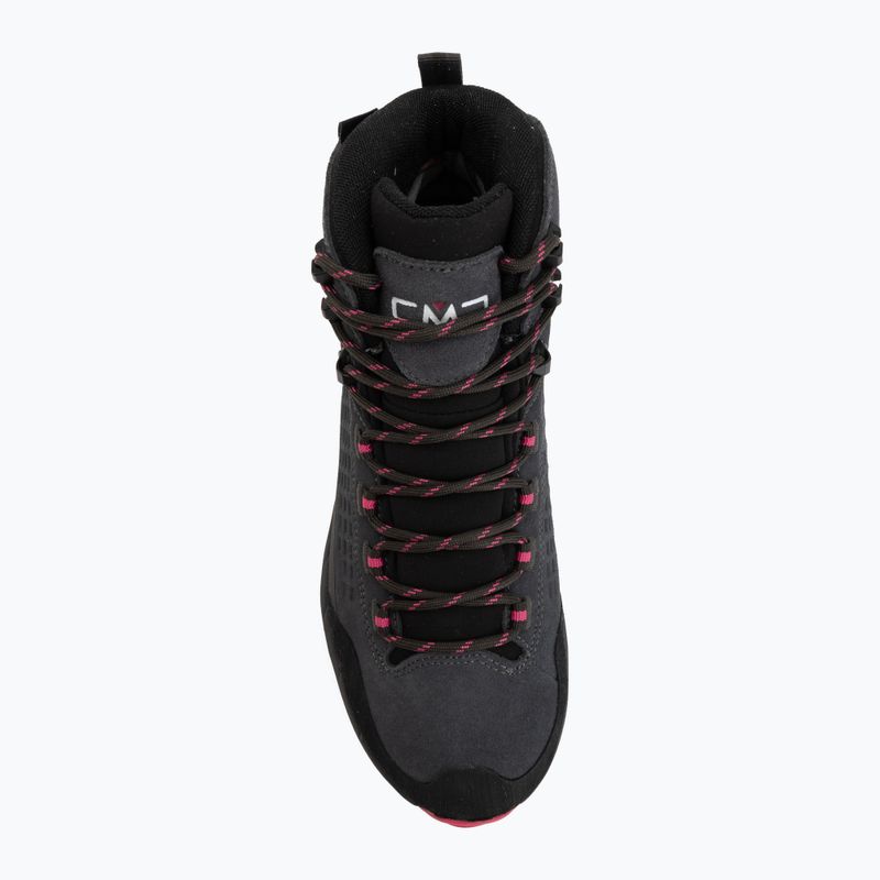 Încălțăminte de trekking pentru femei CMP Vertyx Mid Waterproof grey/fuxia 5