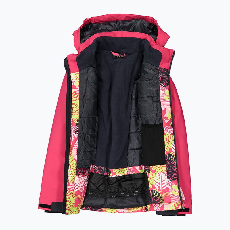 Geacă de schi pentru copii CMP 39W2085 carmino/pink 4