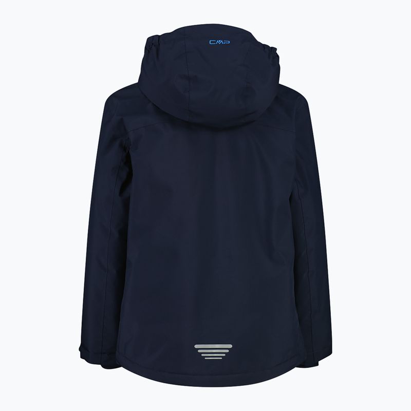 Geacă de schi pentru copii CMP 39W1924 black/blue/royal blue 2