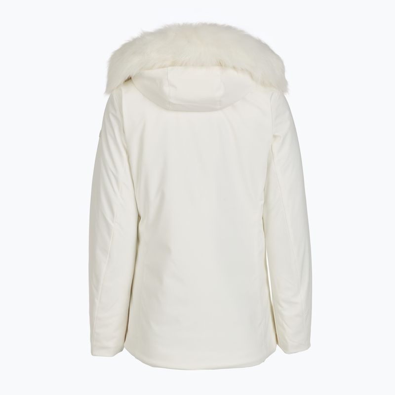 Geacă cu izolare pentru femei CMP 35K3626F Zip Hood Synthetic Fur b.co gesso/blue ink 2