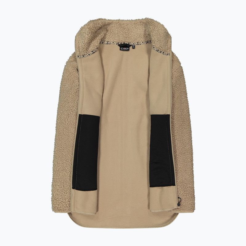 Geacă pentru femei CMP 35P3846 Long Teddy Highloft cookie 4