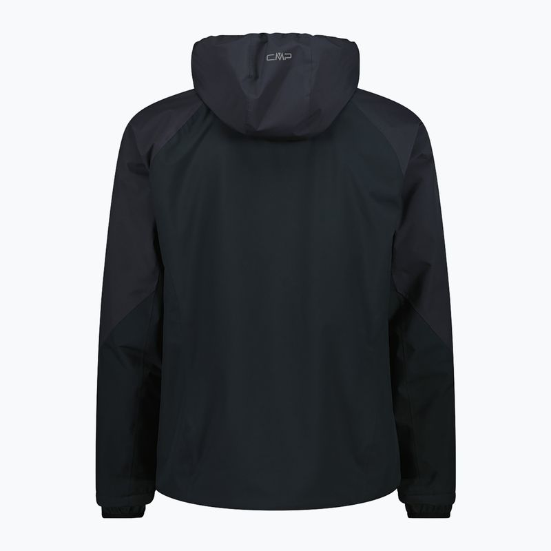 Geacă softshell pentru bărbați CMP 35Z2767 Fix Hood nero/antracite 2