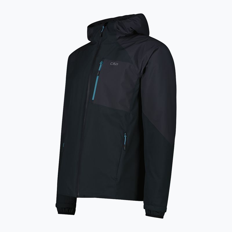 Geacă softshell pentru bărbați CMP 35Z2767 Fix Hood nero/antracite 3