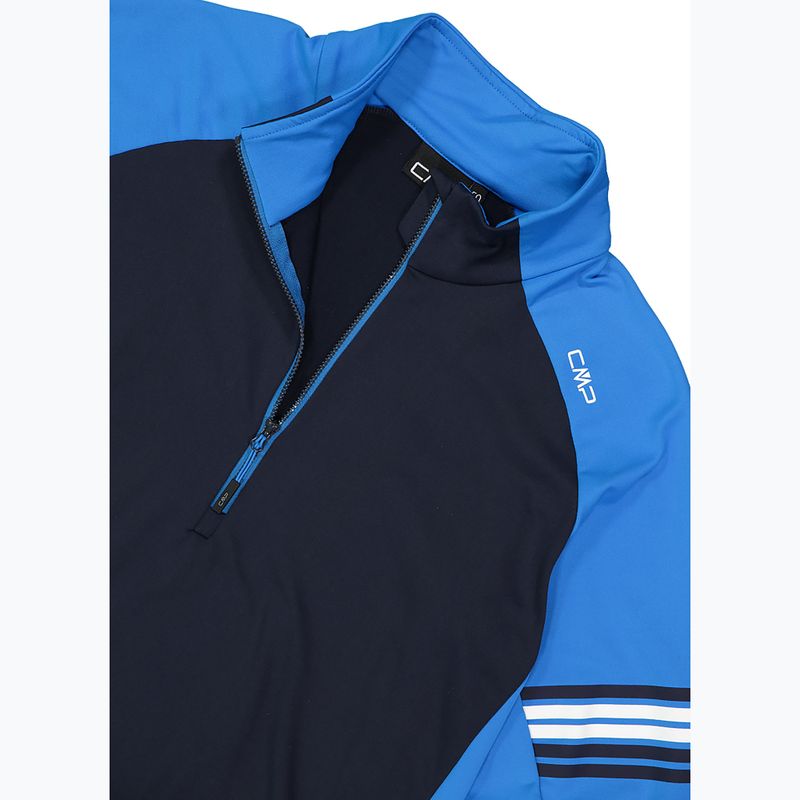 Bluză pentru bărbați CMP 35L0427 Sweat black/blue/winter sun 4