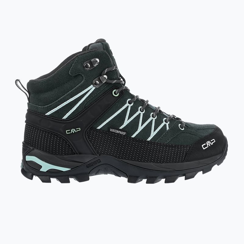 Încălțăminte de trekking pentru femei CMP Rigel Mid Wp trek green/jade 9