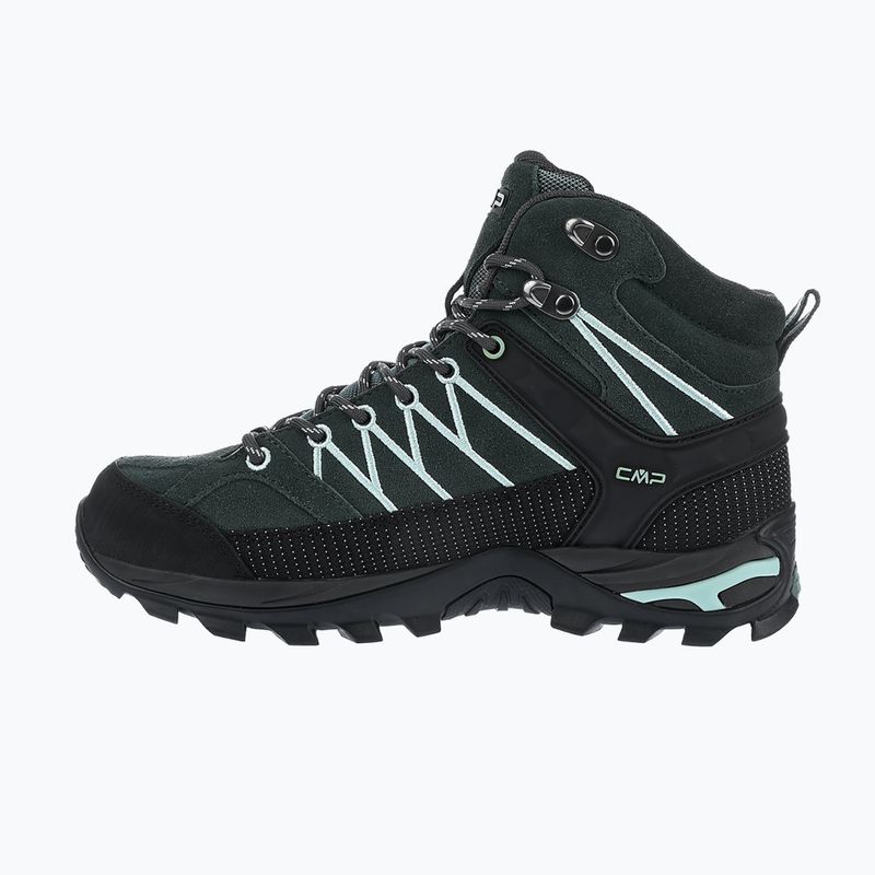 Încălțăminte de trekking pentru femei CMP Rigel Mid Wp trek green/jade 10