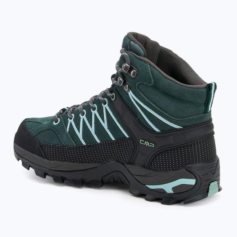 Încălțăminte de trekking pentru femei CMP Rigel Mid Wp trek green/jade 3