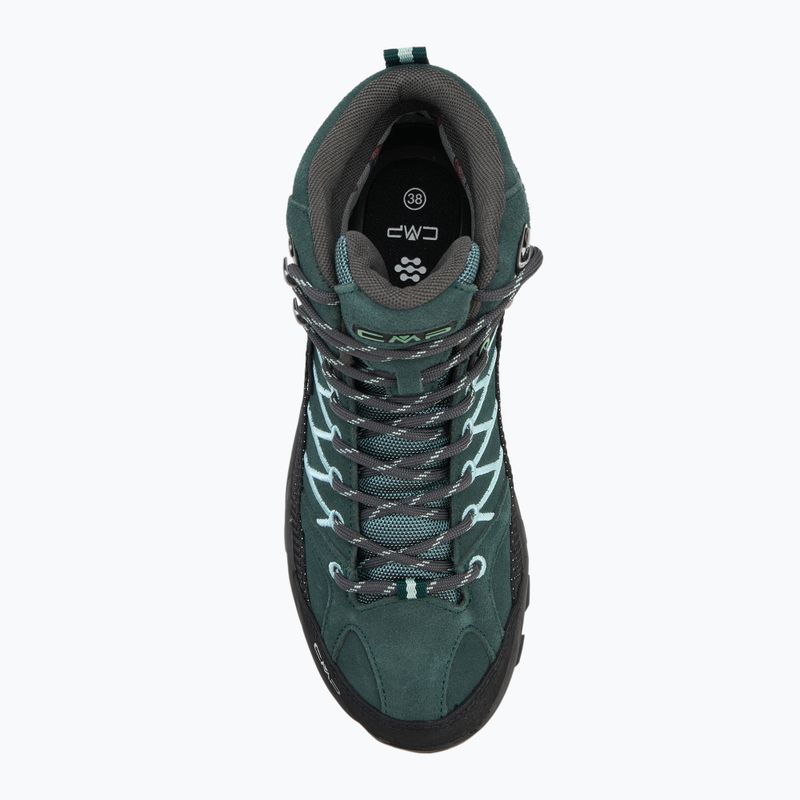 Încălțăminte de trekking pentru femei CMP Rigel Mid Wp trek green/jade 5