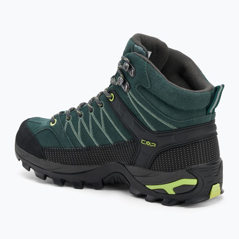 Bocanci de trekking pentru bărbați CMP Rigel Mid Wp trek green/apple 3