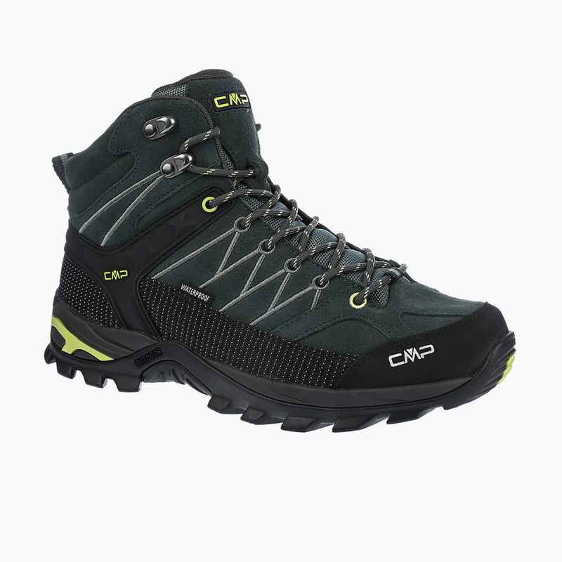 Bocanci de trekking pentru bărbați CMP Rigel Mid Wp trek green/apple 8