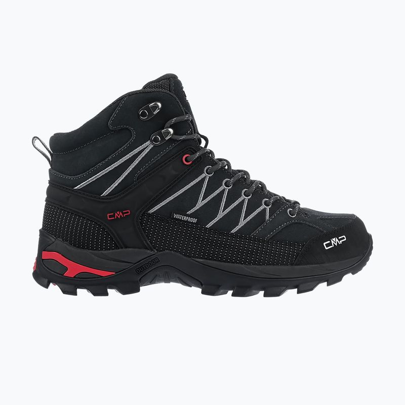 Încălțăminte de trekking pentru bărbați CMP Rigel Mid Wp titanium/Ferrari red 2