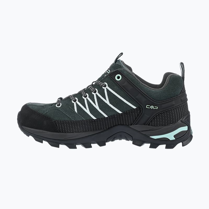 Pantofi trekking damă CMP Rigel Low Wp trek green/jade 10