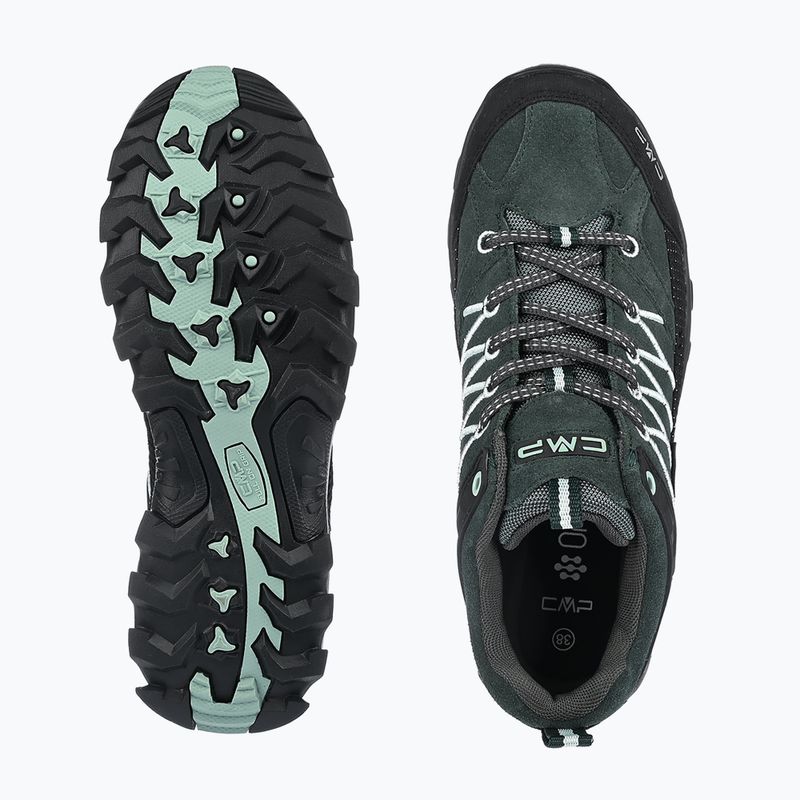 Pantofi trekking damă CMP Rigel Low Wp trek green/jade 12