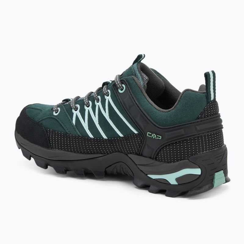 Pantofi trekking damă CMP Rigel Low Wp trek green/jade 3