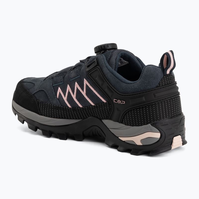 Încălțăminte de trekking pentru femei CMP Rigel Low Wp Antracite/Rose 3