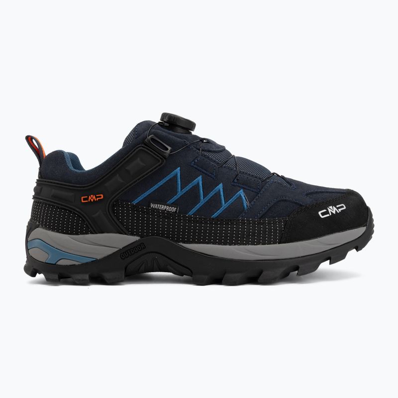 Încălțăminte de trekking pentru bărbați CMP Rigel Low Fitgo Wp b.blue/flash orange 2