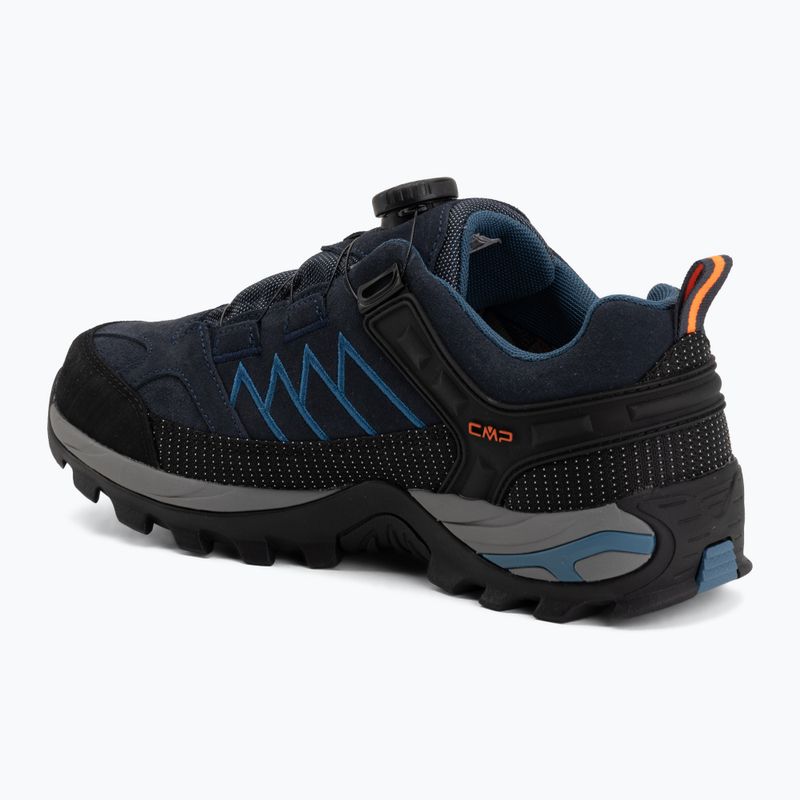 Încălțăminte de trekking pentru bărbați CMP Rigel Low Fitgo Wp b.blue/flash orange 3