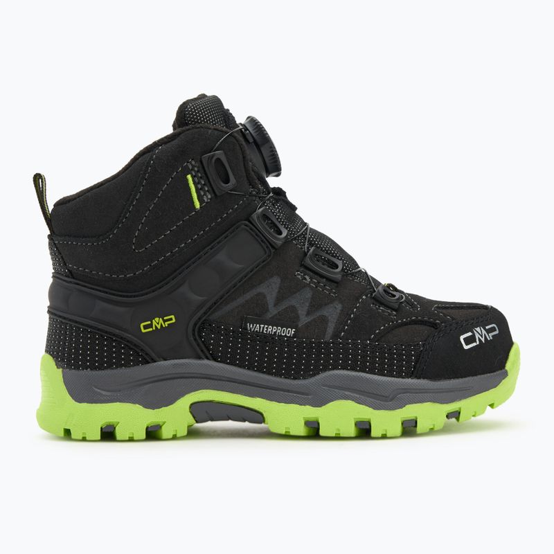 Încălțăminte de trekking pentru copii CMP Kiruna Mid Fitgo Fleece Wp piombo/acido 2