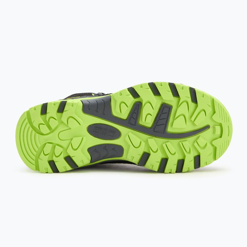 Încălțăminte de trekking pentru copii CMP Kiruna Mid Fitgo Fleece Wp piombo/acido 4