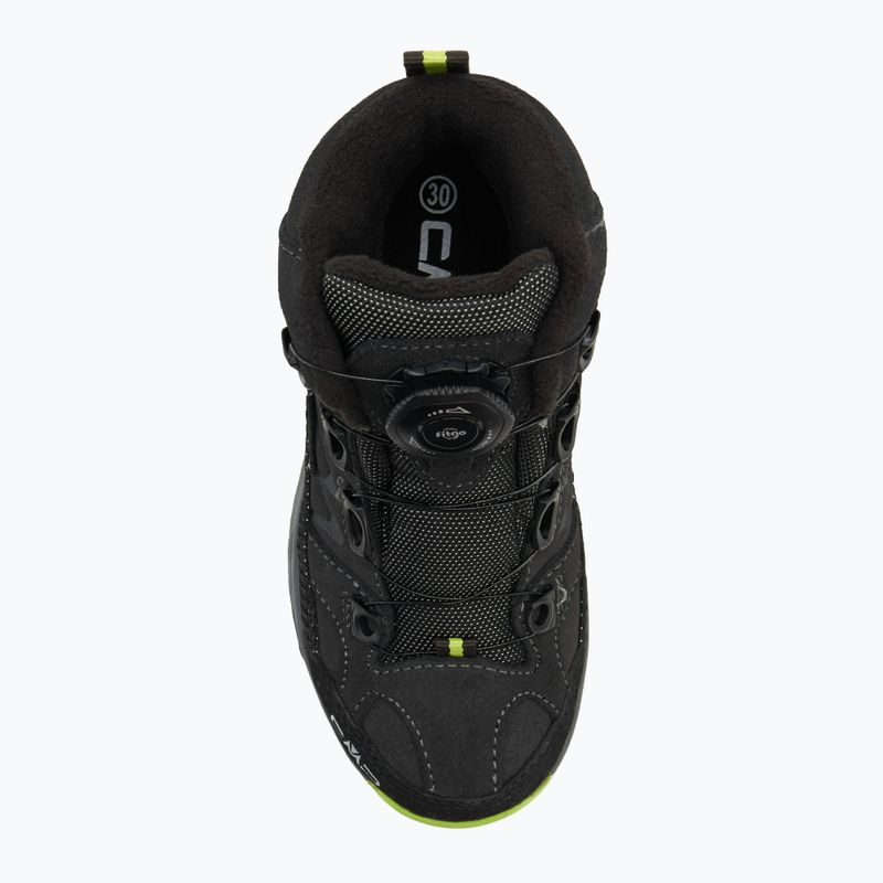 Încălțăminte de trekking pentru copii CMP Kiruna Mid Fitgo Fleece Wp piombo/acido 5