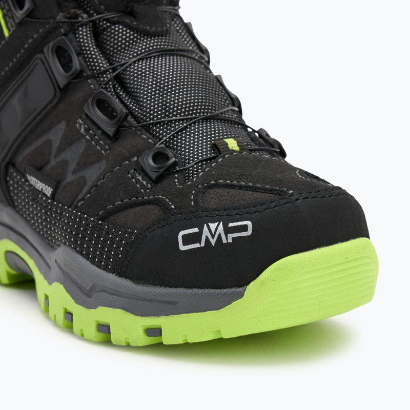 Încălțăminte de trekking pentru copii CMP Kiruna Mid Fitgo Fleece Wp piombo/acido 7