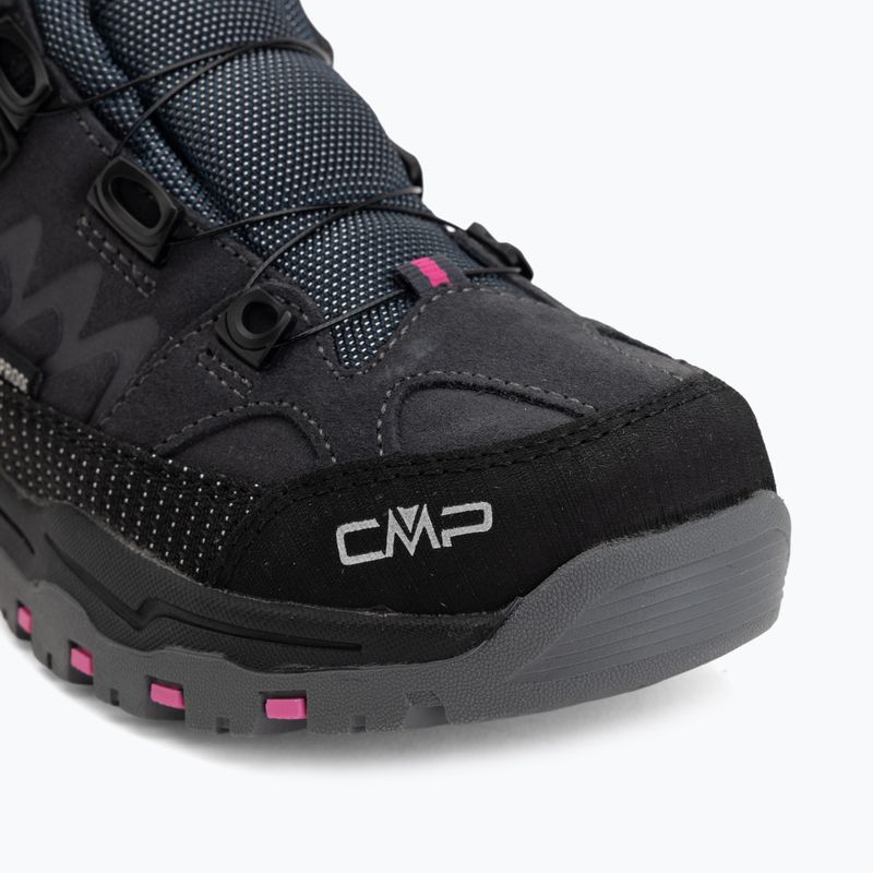 Încălțăminte de trekking pentru copii CMP Kiruna Mid Fitgo Fleece Wp antracite/festival 7